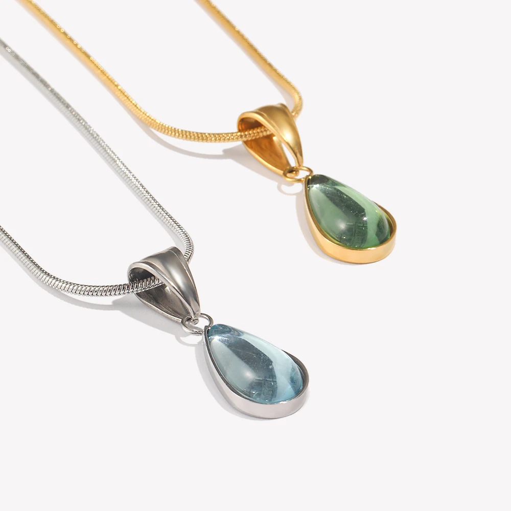 ネックレス・ペンダント Water Drop Pendant Necklace #7784 ネックレス・ペンダント Water Drop Pendant Necklace #7784