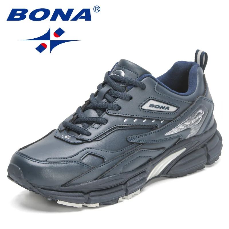 BONA 2022 New Designers Classics Running Shoes Men Brand Breathable Trainers Jogging Shoes Sports Mansculino Zapatillas Hombre