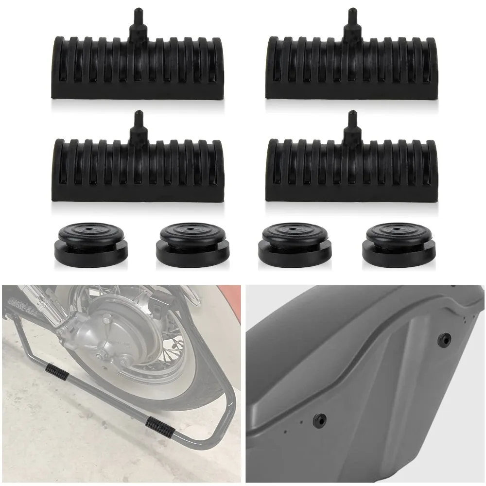 

Motorcycle Saddlebag Rubber Grommet Support Cushion Hard Saddlebag Cover For Harley Touring Road King 1996-2013 2014-2022