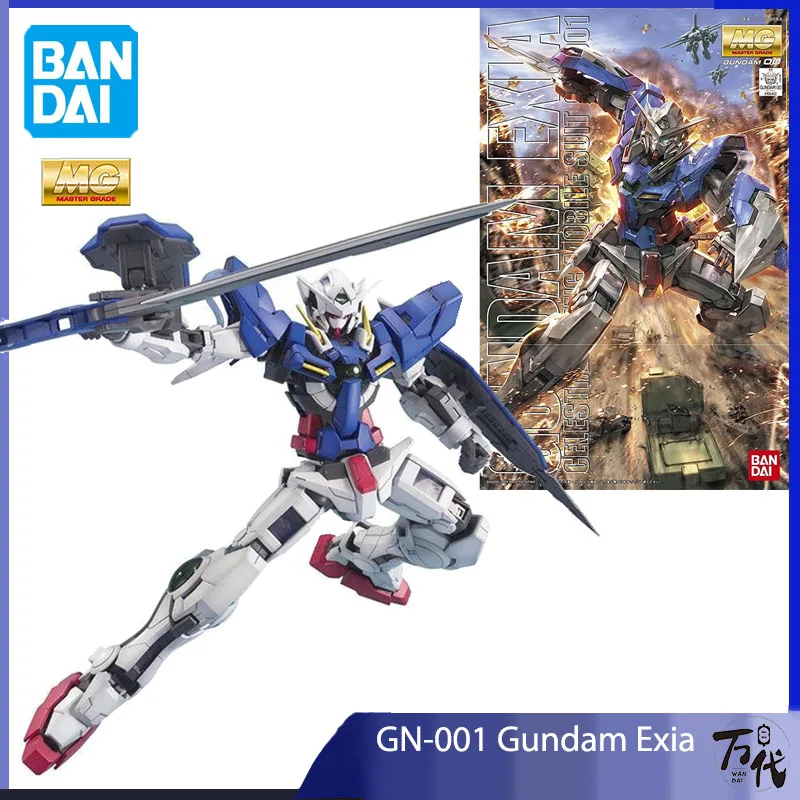 

Фигурка игрушечная в сборе для Chil, точная Прямая поставка, Bandai MG 1/100, оригинальная аниме модель GUNDAM, MG 1/100, GUNDAM EXIA