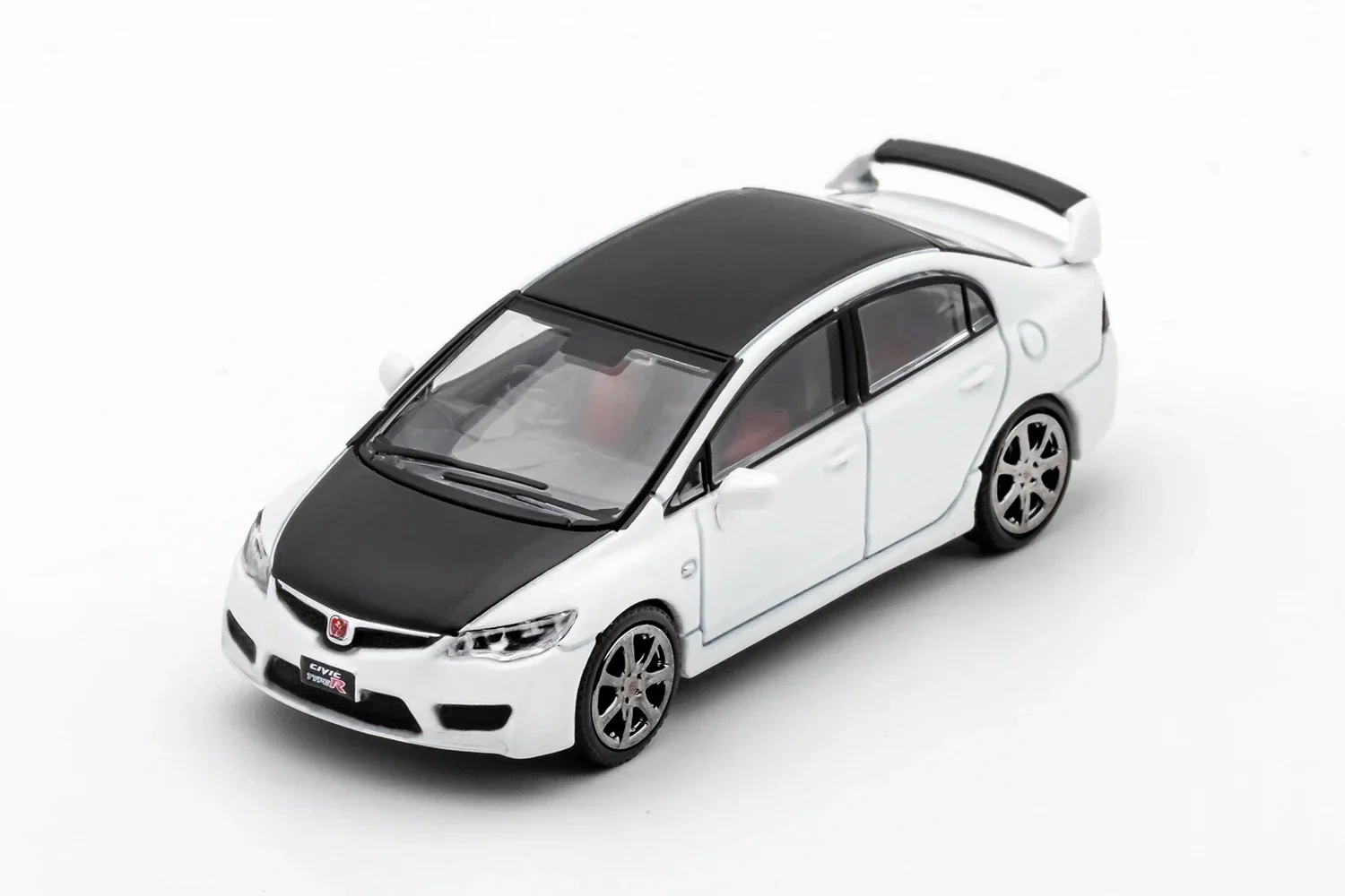 

DCT 1:64 Civic Type-R FD2 белая черная капота литая модель автомобиля