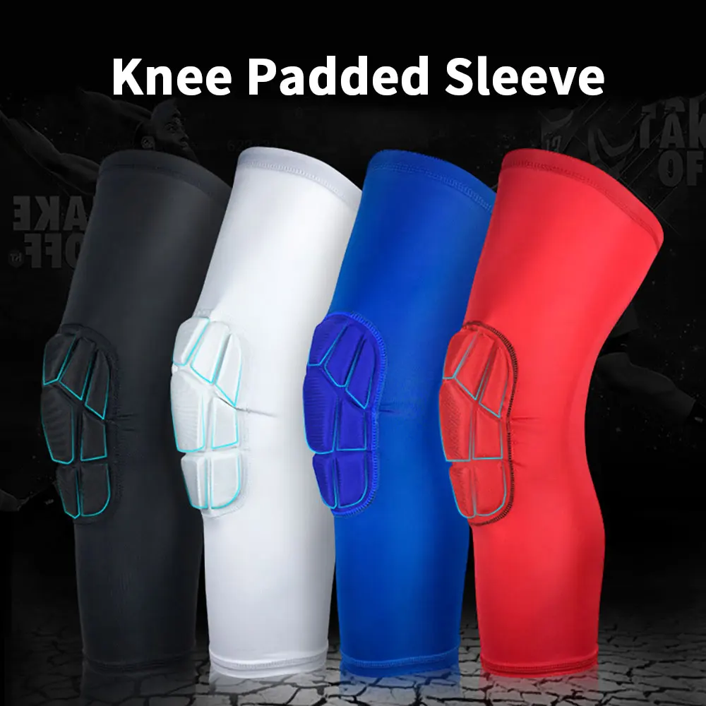 

2 pcs Adult Basketball Knee Pads Football Knee Brace Support Leg Sleeve Protector Calf Support Ski Kneepad Sport Free Shipping
