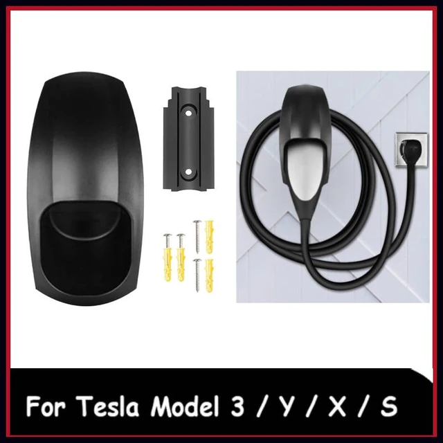 EV Charging Cable Organiser For Tesla Model 3 Y/X/S Type 2 Wall Mount Cable  Holder For Charger Wallbox Charging Station Parts - AliExpress