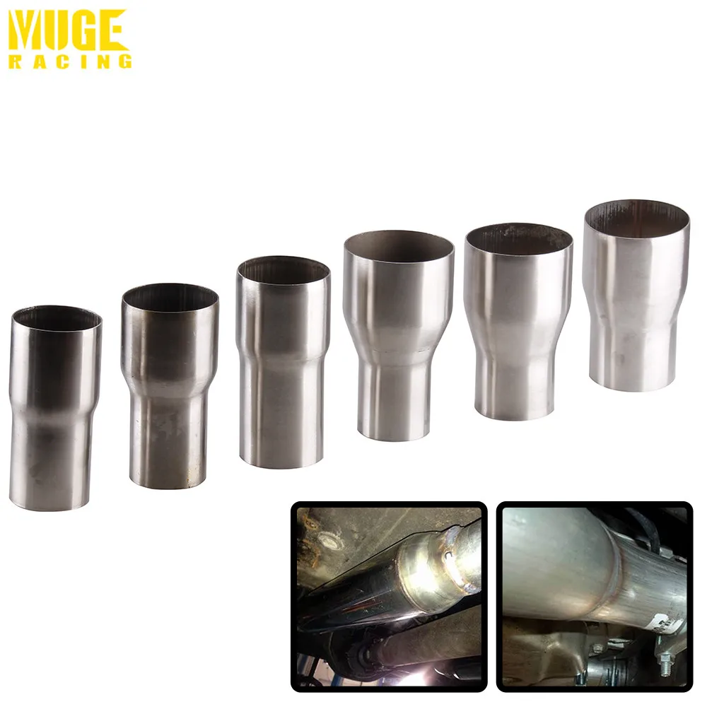 StainlessSteelOD222253CarExhaustReducerConnectorPipeTube