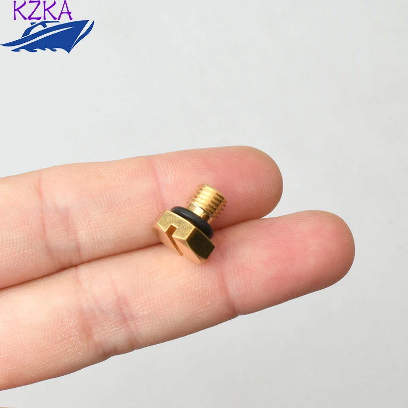 Aramox 3er Set Float Bowl Ablassschrauben - Für 2T Außenbordmotoren 40-90PS