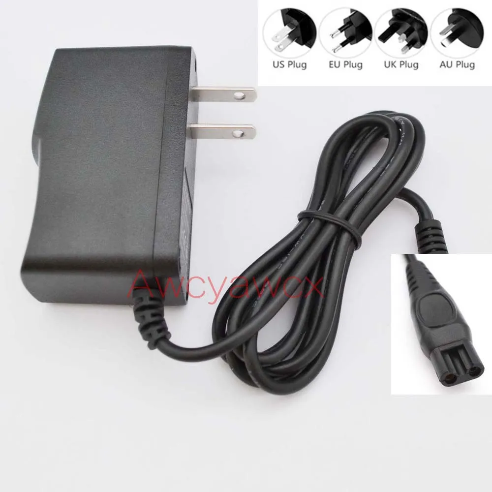 AC Power Adapter DC 15V 360mA 5.4W Charger PHILIPS Norelco Shaver HQ8505 HQ8500 HS8020 HQ8875 HQ6 HQ7 S20 PT920 US EU UK AU plug adapter,power plug adapter
