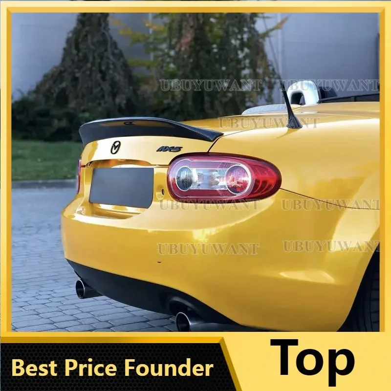 Ubuyuwant Per Mx5 Nc Ncec Roster Miata Epa Tipo 3 2009-2015 In Fibra Di Carbonio Posteriore Tronco Spoiler Coda Boot Lip Wing Car Styling