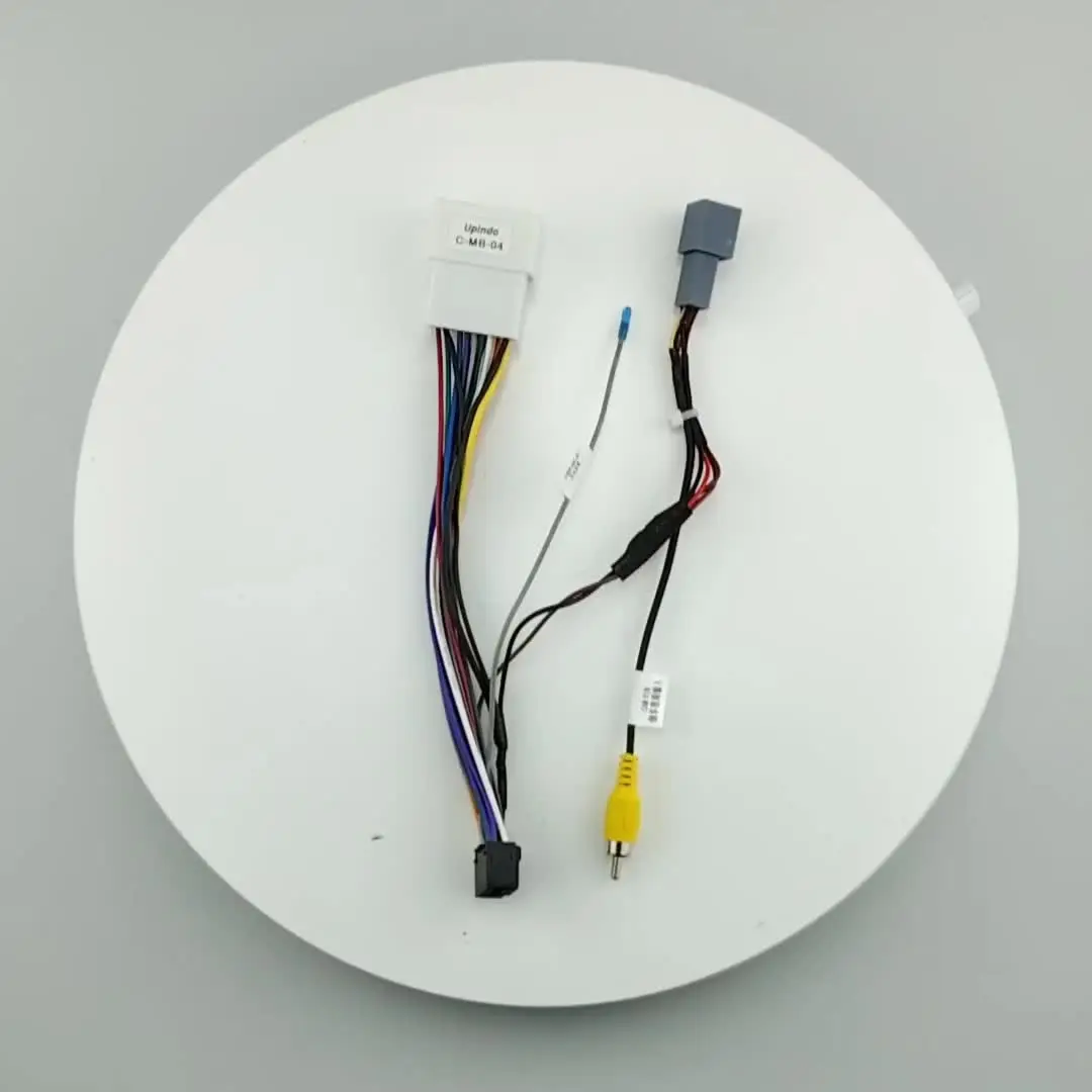 Adaptateur Iso Câble Convertisseur,16 Broches Vers Mini Câble De Câblage De Prise Iso 8 Broches ,fiche Faisceau Auto Autoradio