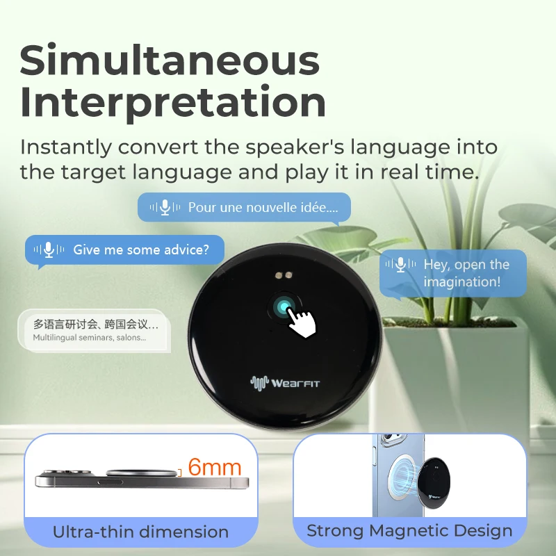 Mini AI Scan Pen Voice Translator 138 Languages Simultaneous Interpretation Video Translate Photo Record Translation