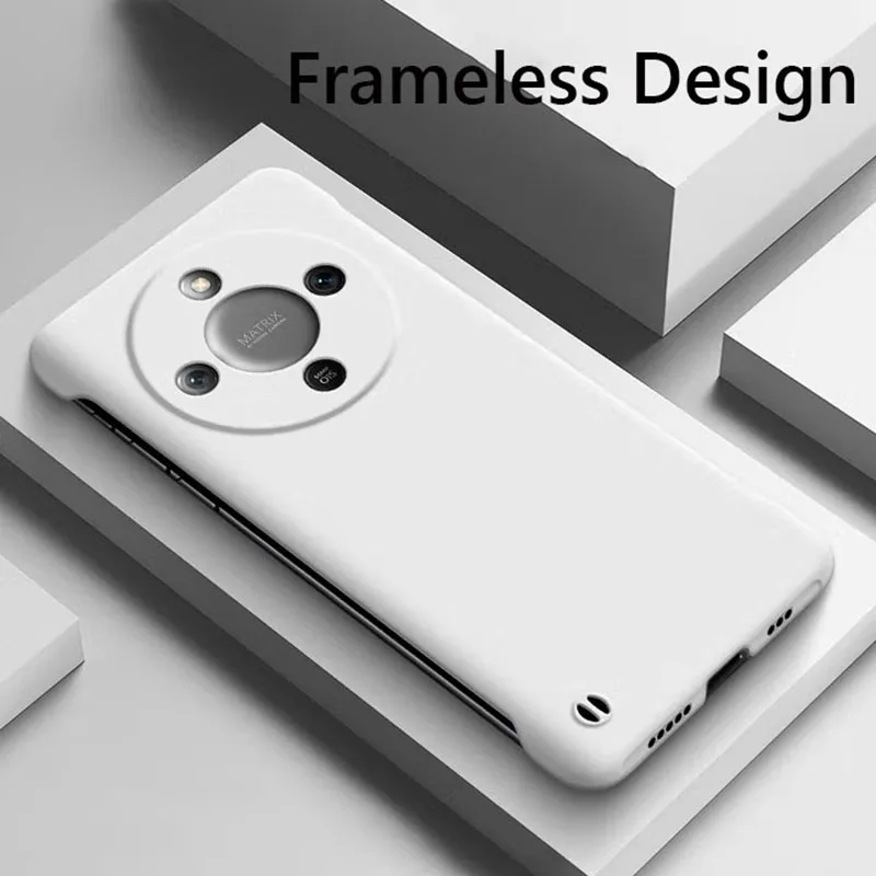 Frameless Slim Matte Hard PC Shockproof Phone Case Cover