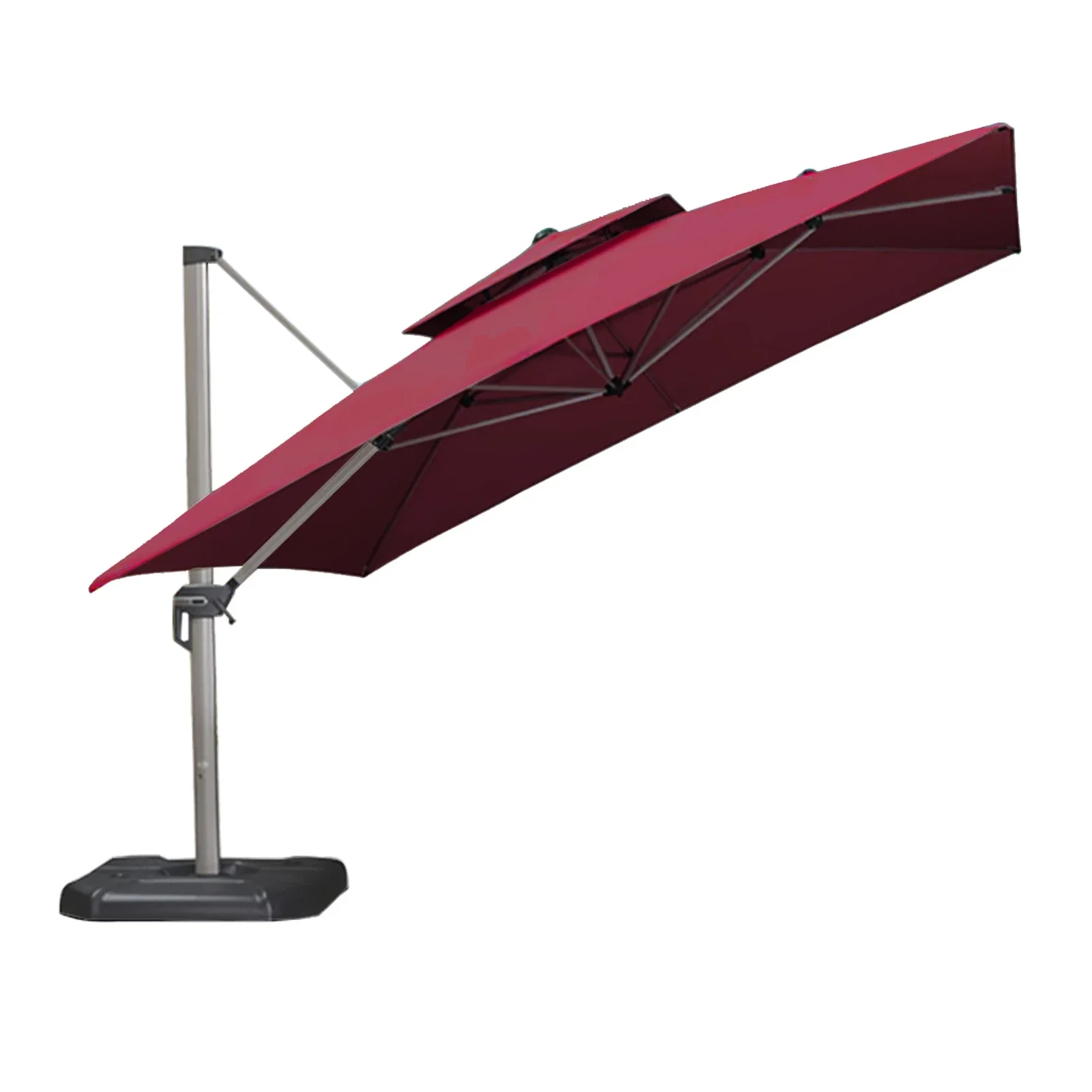 3x3M Double-layer Square Outdoor Umbrella Replacement Patio Sunshade Parasol Top Canopy Cover for Garden Yard Beach,sunshade net,parasol cover