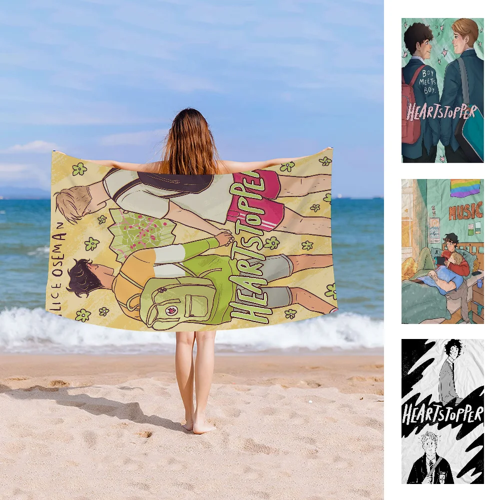 New Heartstopper Big Microfiber Beach Towels Quick Dry Towel Sand Beach Towels Pool Towel For Travel Swim Pool Yoga 4
