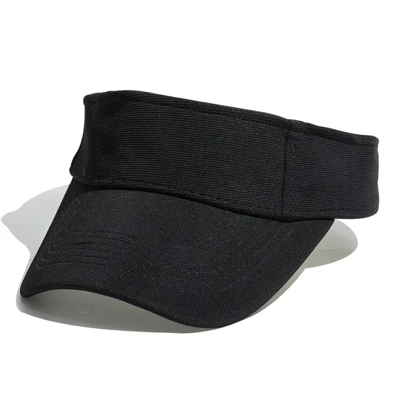 Summer Men Women Adjustable Visor Red Black Pink UV Protection Top Empty Solid Sports Tennis Golf Running Sunscreen Cap 5