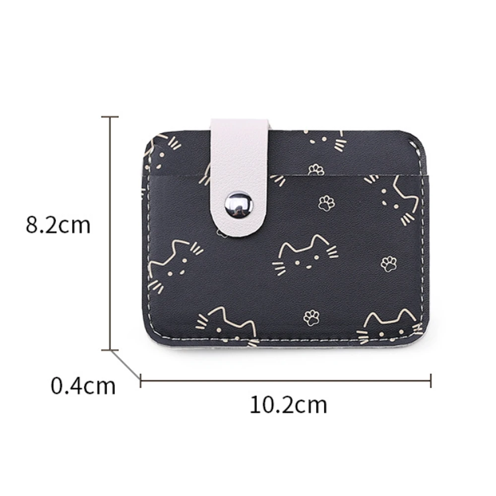 Charming Cartoon Card Holder for Women - Large Capacity, Portable & Multifunctional