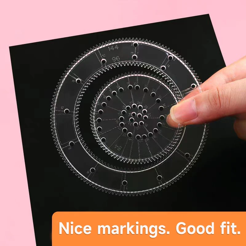 Child Geometric Ruler Drawing Accessories Toys Set Puzzle Interest Early Education Toys Kids Cultivate ART Creative Drawing Toys 3