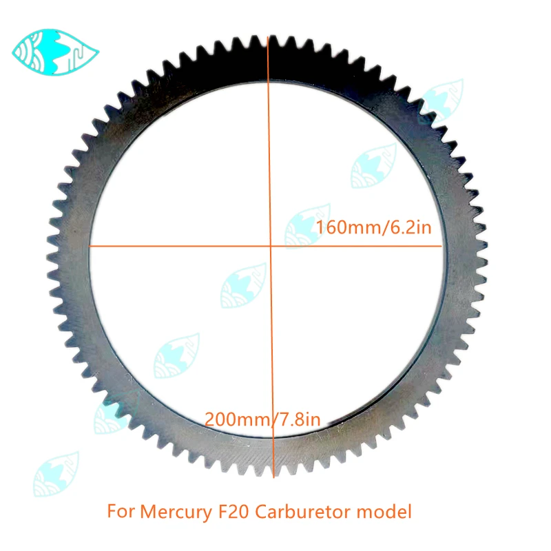 Yamaha 선외기 모터 T48/T40 Mercury F20 Tohatsu T30 Suzuki DT30/40 새로운 플라이휠 크라운 기어 링