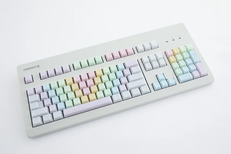Pom jelly keycap para teclado mecânico, conjunto