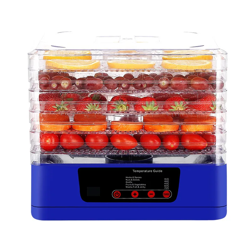 Household MINI Food Dehydrator Dehydrated 5 Trays Snacks Air Dryer Dried Fruit Vegetables Herb Meat Machine Snacks
