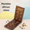 Mancala Game African Gem Chess Barn game with  Glass Stones Household Interactive Toys for Parents and Kids 1