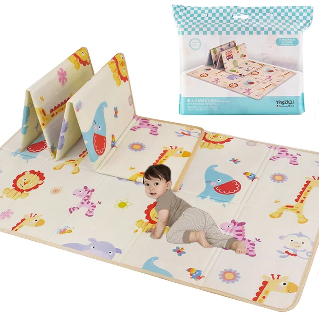 180x100cm Foldable Baby Play Mat Puzzle Mat Educational Children Carpet in the Nursery Climbing Pad Kids Rug Activitys Game Toys 1