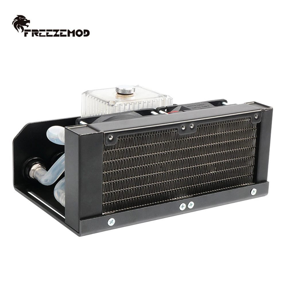 Zemod-aio Laptop Liquid Cooler Combo Notebook de Alumínio Kit de Refrigeração de Água Industrial Módulo 80 mm Cabeça de Ventilador Duplo 3m Slmz-v-b - Imagem 2
