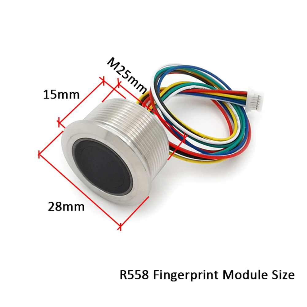 KL261 R558-S DC5.5-15V Realy Output Low Power Consumption Fingerprint Access Control Board with Self-Locking Mode 3
