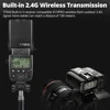 Godox TT600 2.4G Wireless GN60 Master/Slave Camera Flash Speedlite for Canon Nikon Sony Pentax Olympus Fuji Lumix 3