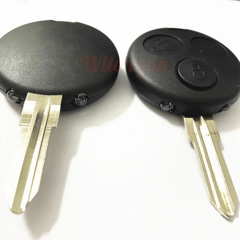 

3 Button Remote Key Fob AEC Chip 433MHz For Smart ForTwo Passion Pulse City Roadster With 2 Infrared Lights