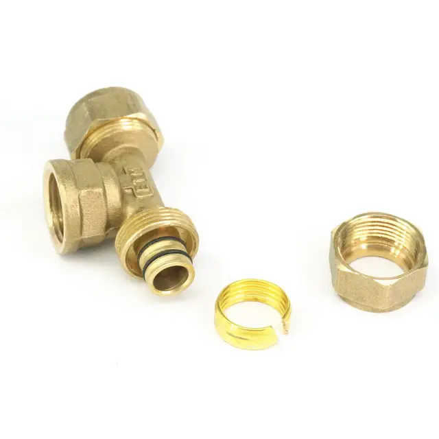 1216 1418 1620 2025 2632 PEX-AL-PEX 1/2" 3/4" 1" BSP Male Female Brass  Straight Pipe Fitting Adapter For Solar Floor Heating - AliExpress 13 Fit PEX-AL-PEX Tube I.D x O.D 20x25mm - 3/4" BSP Male Tee Bras