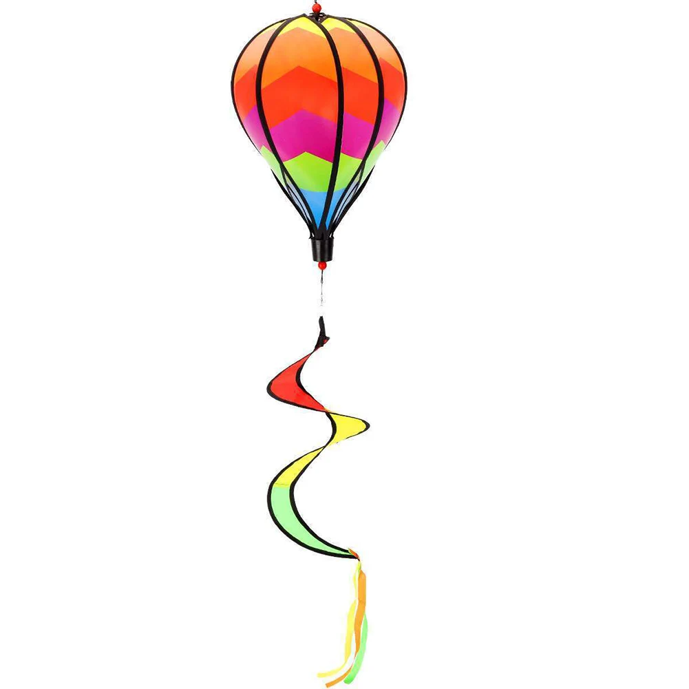 

Colorful Hot Air Balloon Wind Spinner For Festive Outdoor Decoration And Lively Balloon Charm Festive Party Event Supplies
