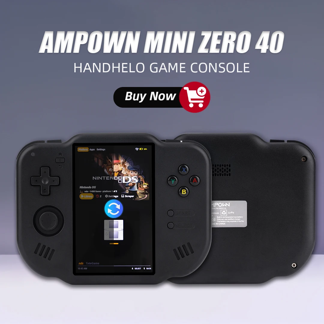 その他 AMPOWN MagicX Mini Zero 40 AMPOWN MagicX Mini Zero 40 Portable Retro Video Game