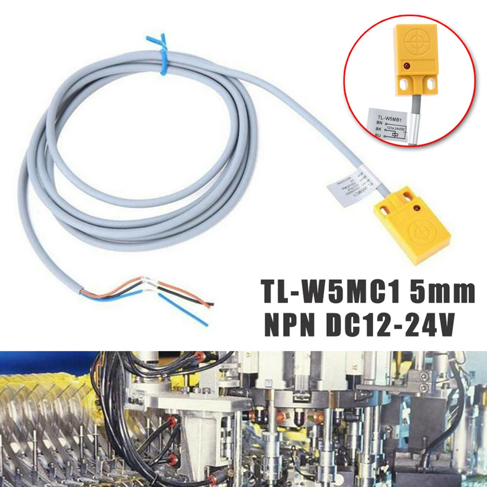 DC12-24V TL-W5MC1 NPN 5mm Detecting Distance Induktiver  Proximity Sensor Switch Electrical Equipment Supplies