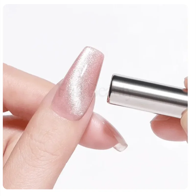 Magnetic Nail Art Tools Cylindrical Magnet for Cat Eye UV Gel Varnish with Nails Art Decoration Fashion Nail Magnet Tools for Manicure Design Tools