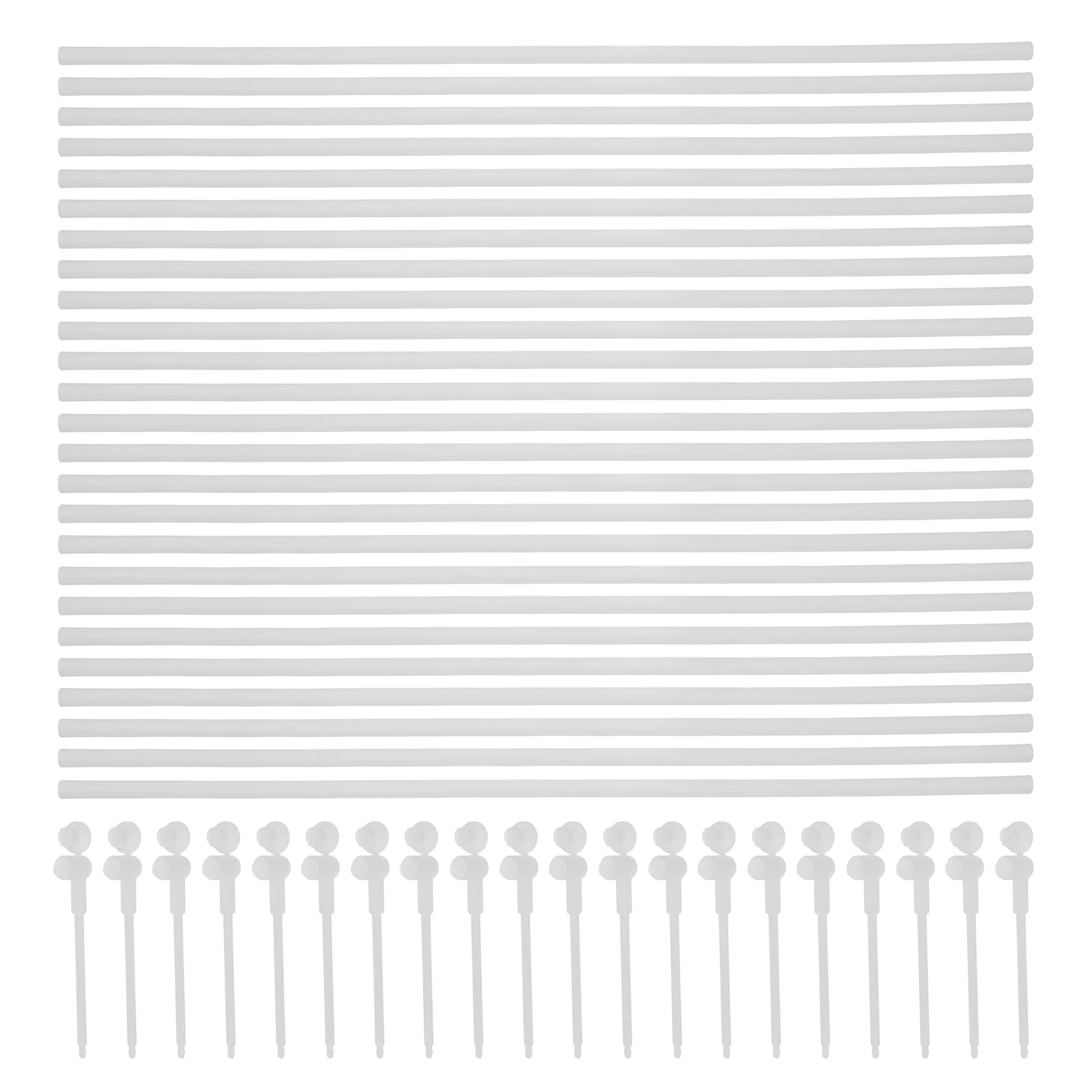 20 Set Windmill Accessories Retractable Cable Baby Plastic Cordless Leaf Blowers Rod Easy Installation Kit Stickers