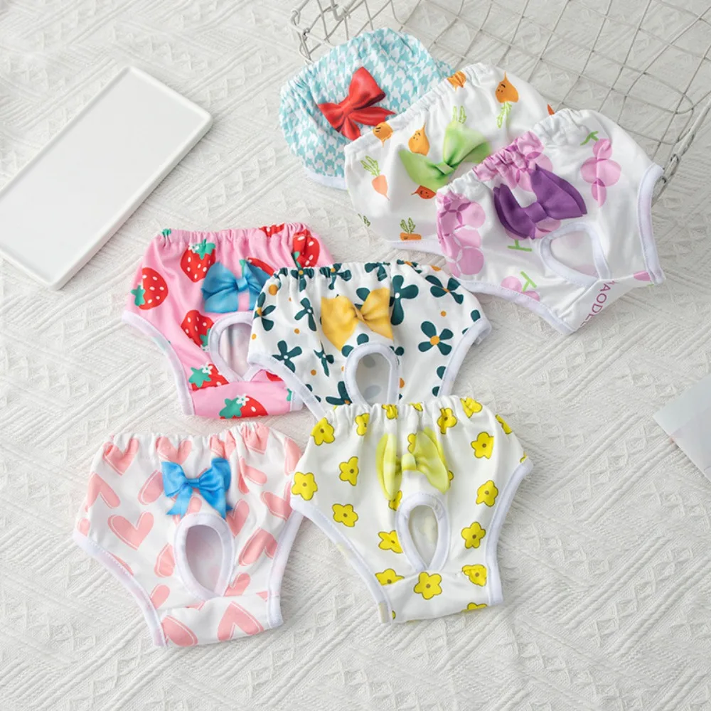 Reusable Sanitary Panties Washable Small Dog Pet Diapers Female Dogs Large Physiological Pants Shorts Male Cats Pet Menstruation dog diapers pet diapers dog nappies dog shorts