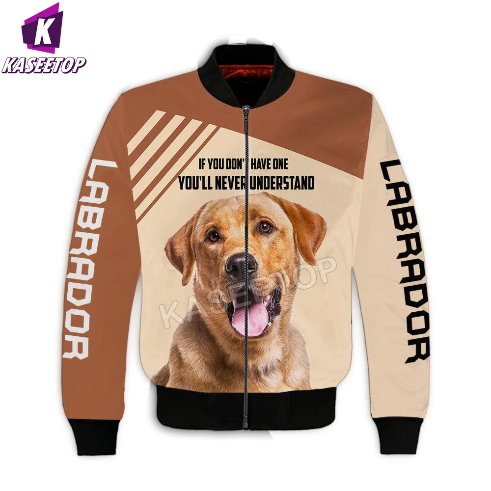 Golden Labrador Dog Lover 3D Printed Hoodies Fashion Pullover Men Women Sweatshirts Cosplay Costumes Zip Hoodie Tracksuit Jacket