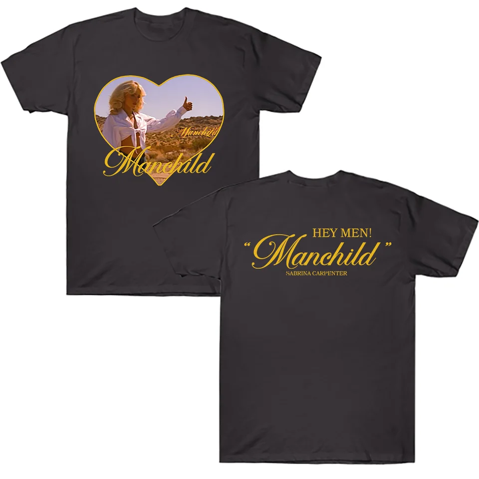 Sabrina Carpenter Manchild T Shirt Summer Cotton Women's T-shirt