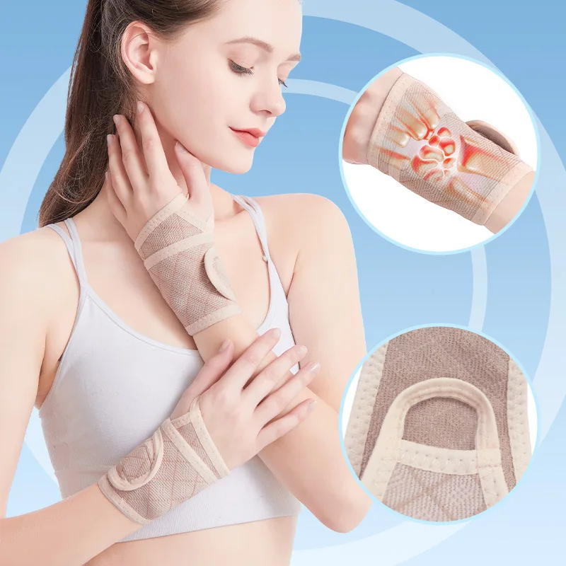 

1pc Wristband Fitness Gym Tennis Basketball Wrist Brace Wraps Strap Adjustable Compression Hand Sports Wrist Support Protector