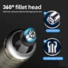 RESUXI LM-502 All Metal Body LCD Electric Nose and Ear Hair Trimmer Painless Tool Rechargeable Nose and Ear Hair Clippers 3