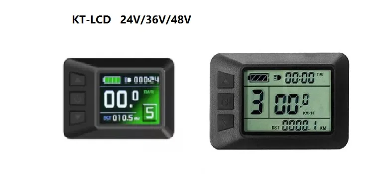 KT Ebike Kunteng Display LCD7 LCD7C Waterproof Electric Bicycle Accessories Display With USB Function