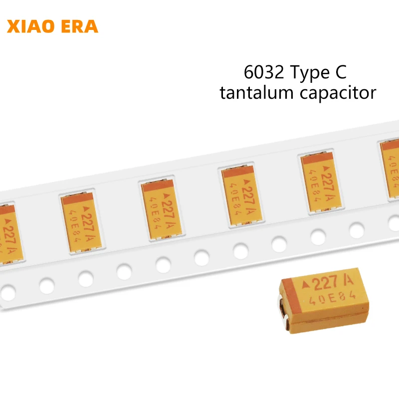

Танталовый конденсатор 6032 SMD, Тип C, 16 В, 20 в, 25 в, 35 в, 4,7, 10, 22, 33, 47 мкФ, 106, 226, 476K, 10 шт.