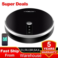 Robot Vacuum Cleaner LIECTROUX/LILIN C30B ,Map Navigation with Memory,Wifi APP Control,6000pa Suction,Smart Electric Water Tank 1