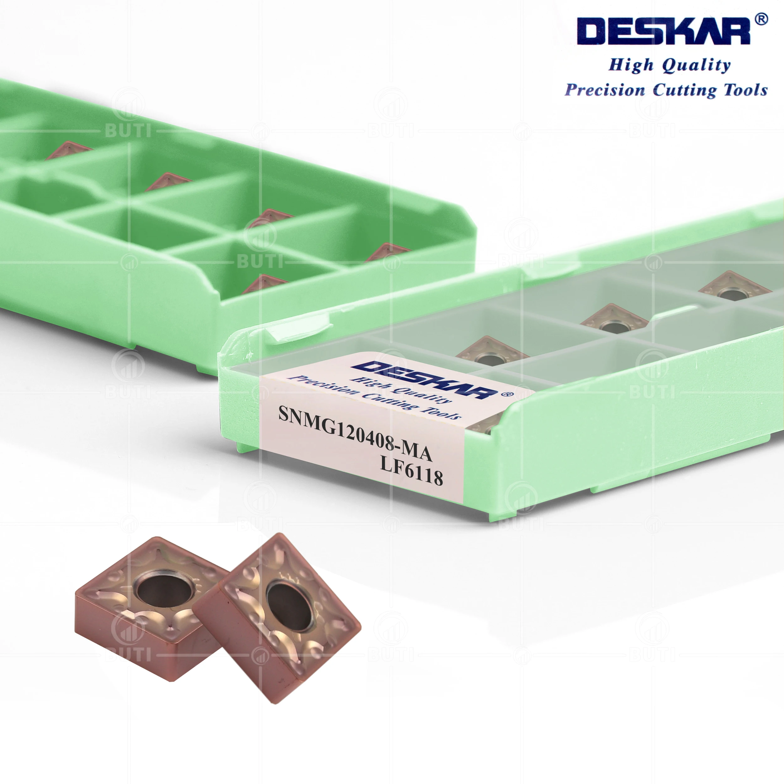 DESKAR 100% оригинальный SNMG120404 SNMG120408 SNMG120412 MA MM HS MS LF6118 CNC токарный карбид токарные вставки для нержавеющей стали