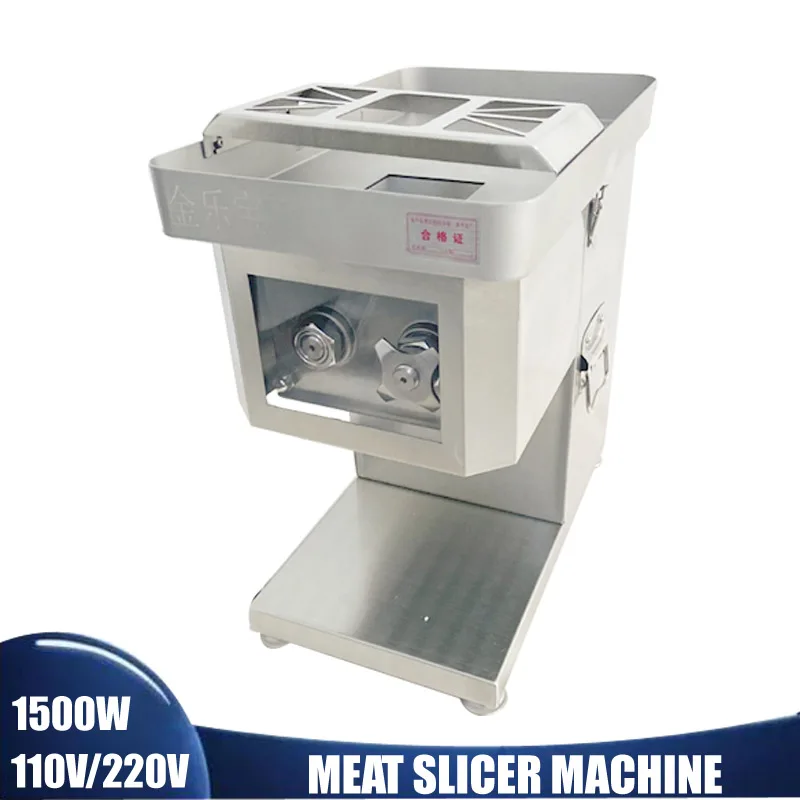 

110V 220V Commercial Stainless Steel Meat Slicing Machine Electric Pork Beef Lamb Fish Meat Cutting Machine