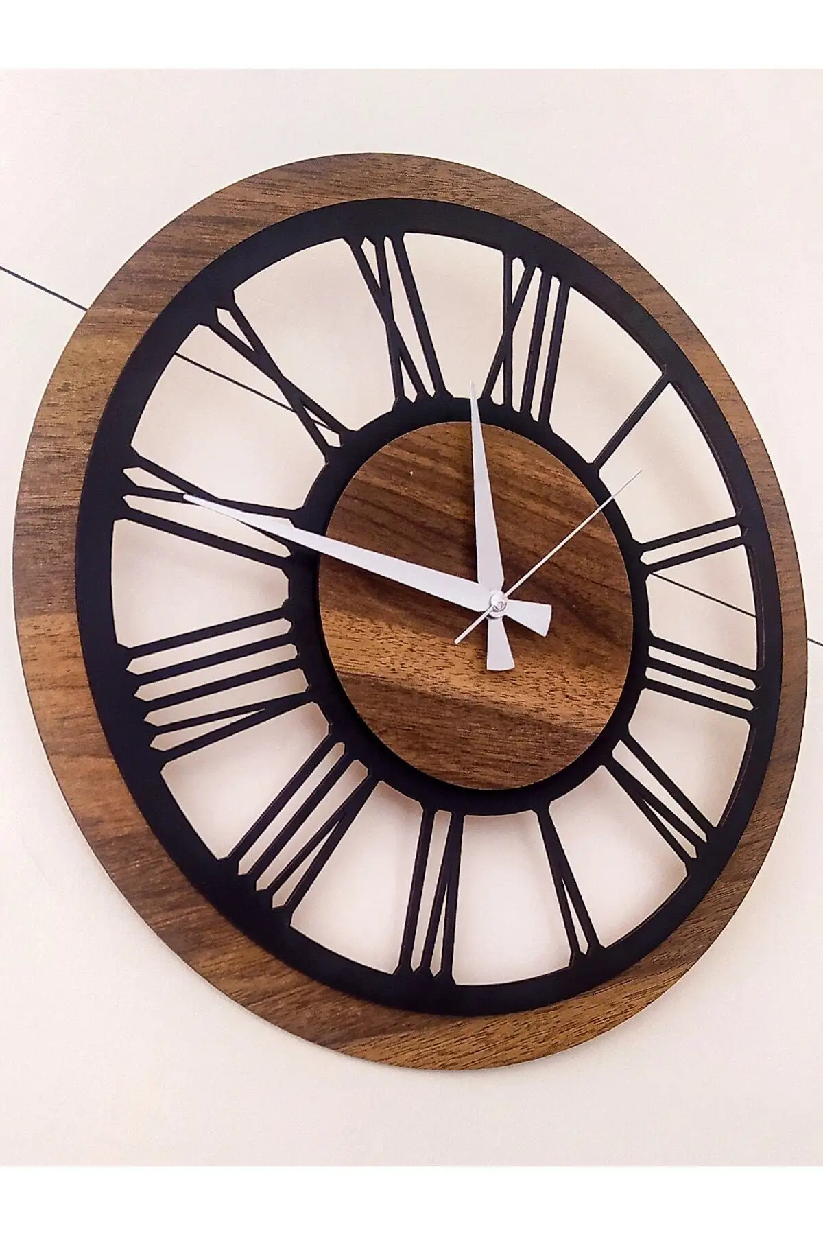 2022 деревянные декоративные настенные часы ручной работы, подходят для гостиной и зала, потоки за секунды, качество, турецкое производство
