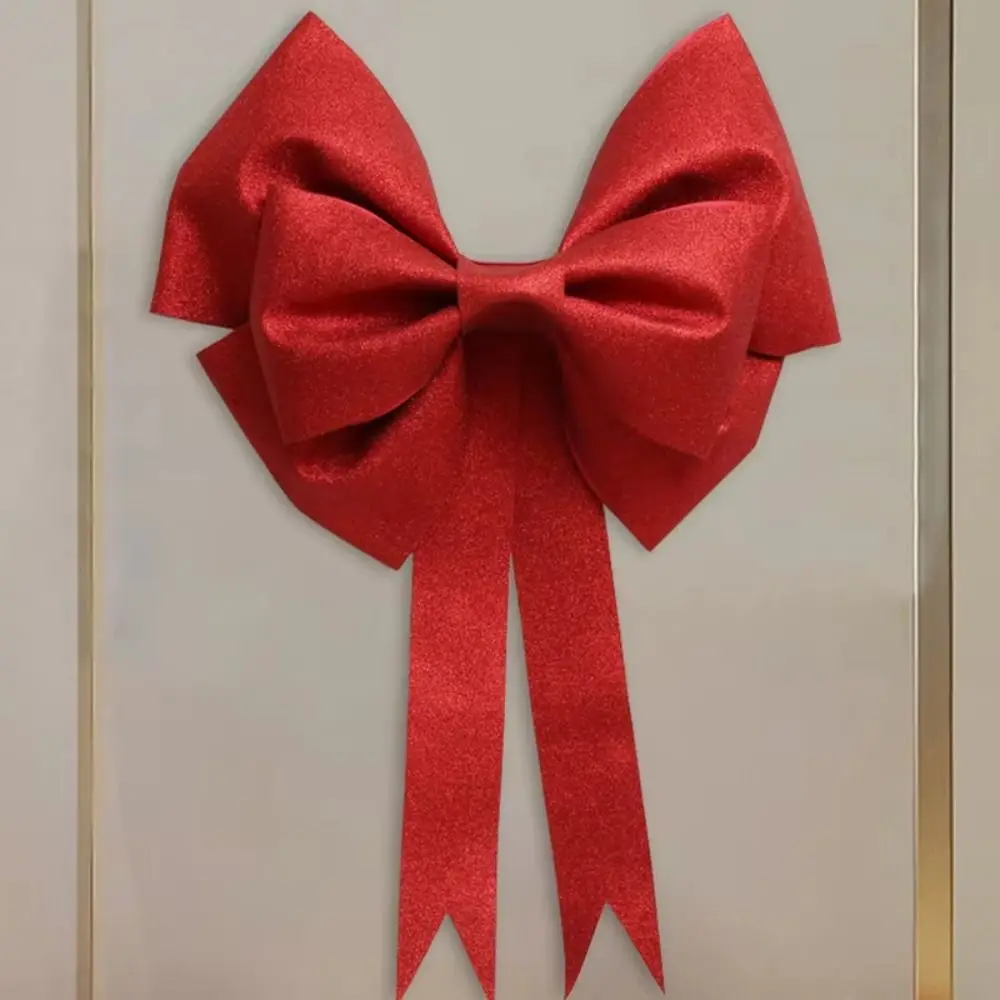 Eva Material Big Bow Large Size Reusable Wall Decoration Diy Material Spring Festival Style Front Door Decor Christmas Tree