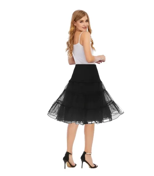 50s Swing Vintage Tutu 26" Retro Underskirt Petticoat Fancy Net Rockabilly petticoat underskirt vintage underskirt tulle tutu skirt