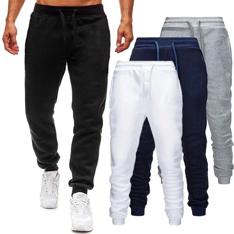 

Spring Autumn Mens Streetwear Black Pants Drawstring Elastic Waist Sweatpants Fashion Baggy Joggers Hip Hop Harajuku Trousers