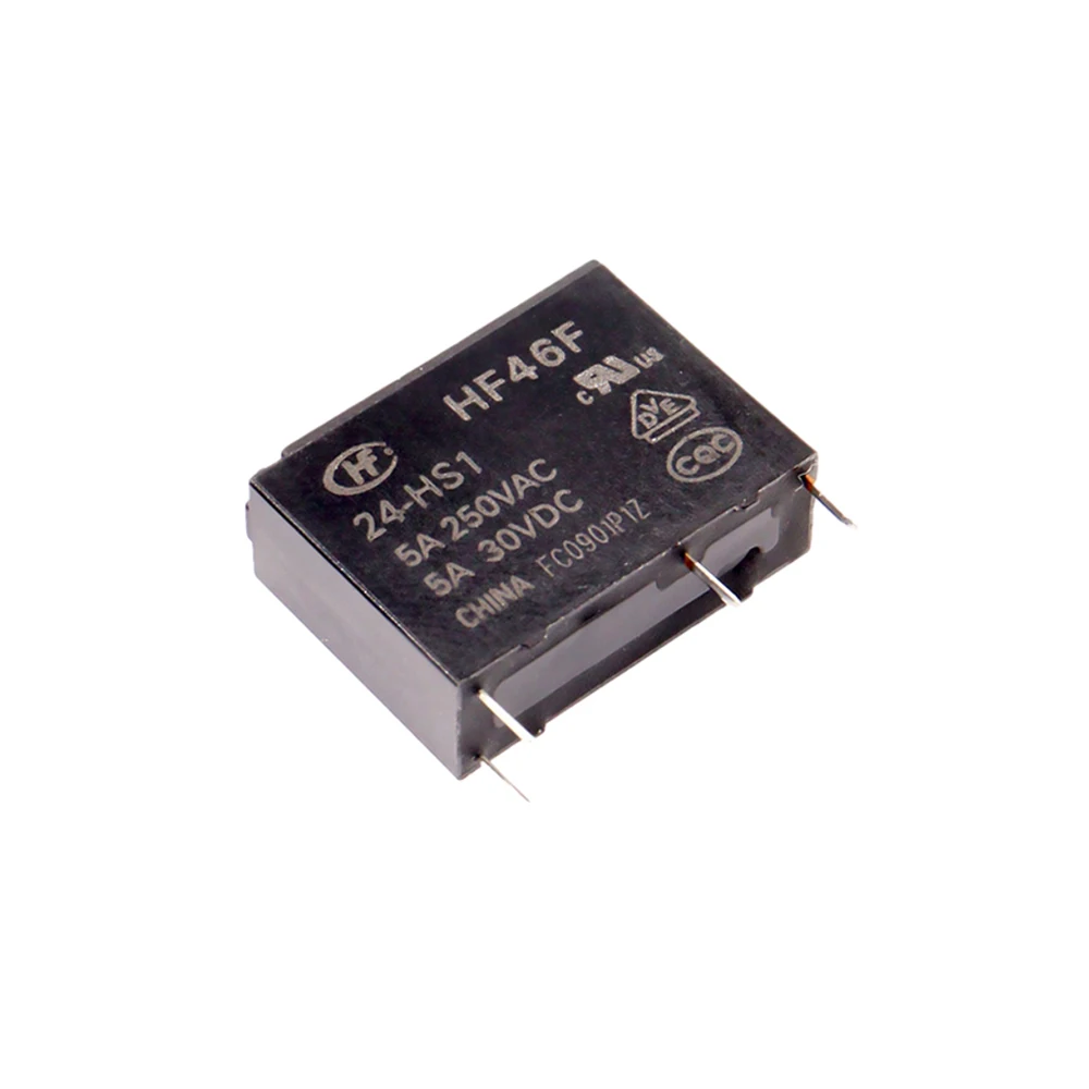 

5V 12V 24V Super Small Medium Power Relay 5-HS1 12-HS1 24-HS1 1 Group 5A 4 Pin Normally Open Relay Low Power Consumption