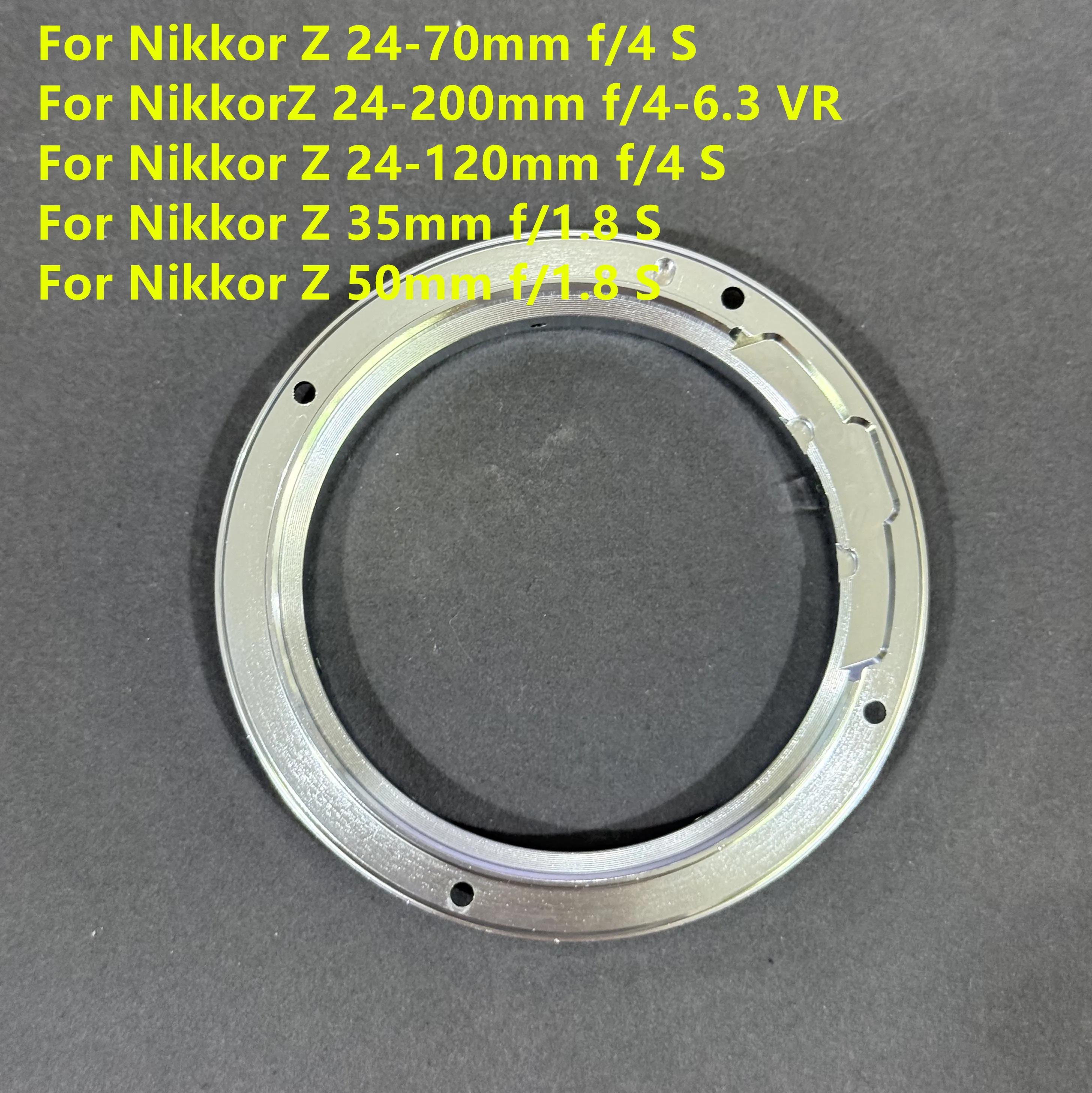 니콘 NEW 메탈 마운트 베이오넷 NIKKOR Z 24-120mm 24-70mm f/4 Z 24-200mm f/4-6.3 VR Z 50mm f/1.8 S 렌즈 수리 부품